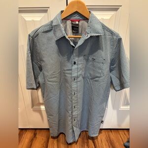The North Face Men's Blue Checkered Shirt